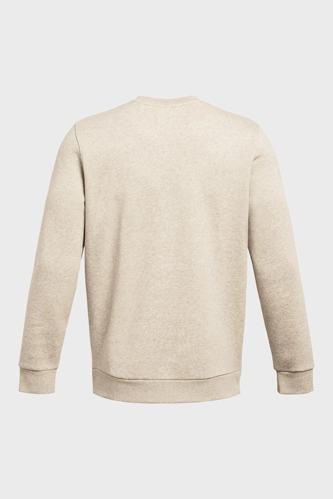Чоловічий бежевий світшот UA Essential Fleece Crew-GRN 5