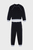 Мужская черная пижама (лонгслив, брюки)