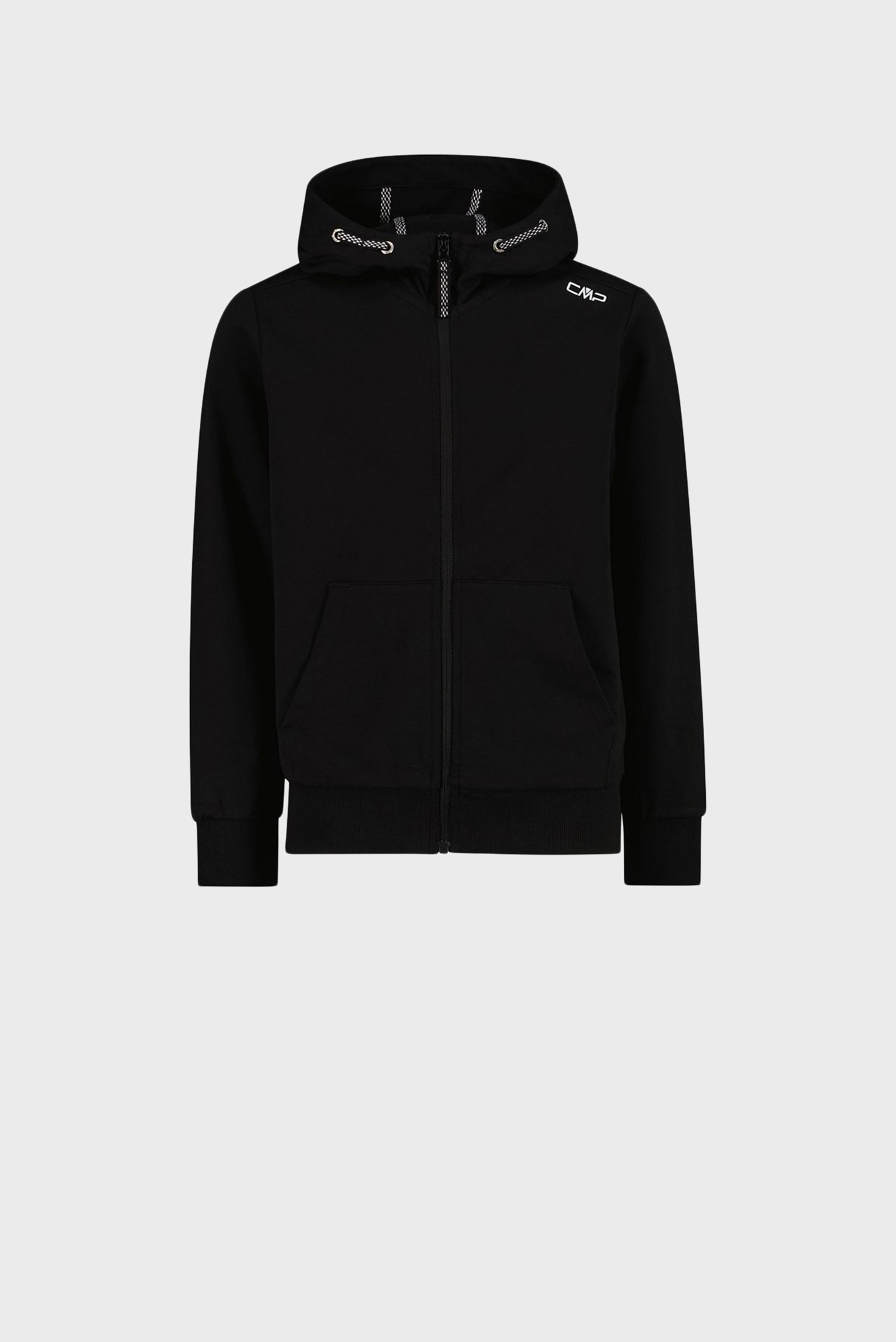 Детское черное худи JACKET FIX Черный 152 CMP 35D7784-U901 Детское черное худи JACKET FIX Черный 152 CMP 35D7784-U901
