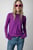 Жіночий фіолетовий вовняний джемпер EMMA WE