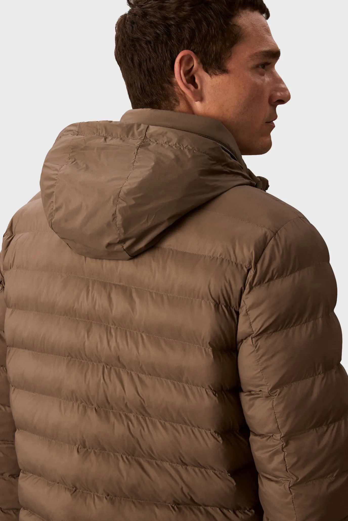 Мужская коричневая куртка LS NYLON LT 4