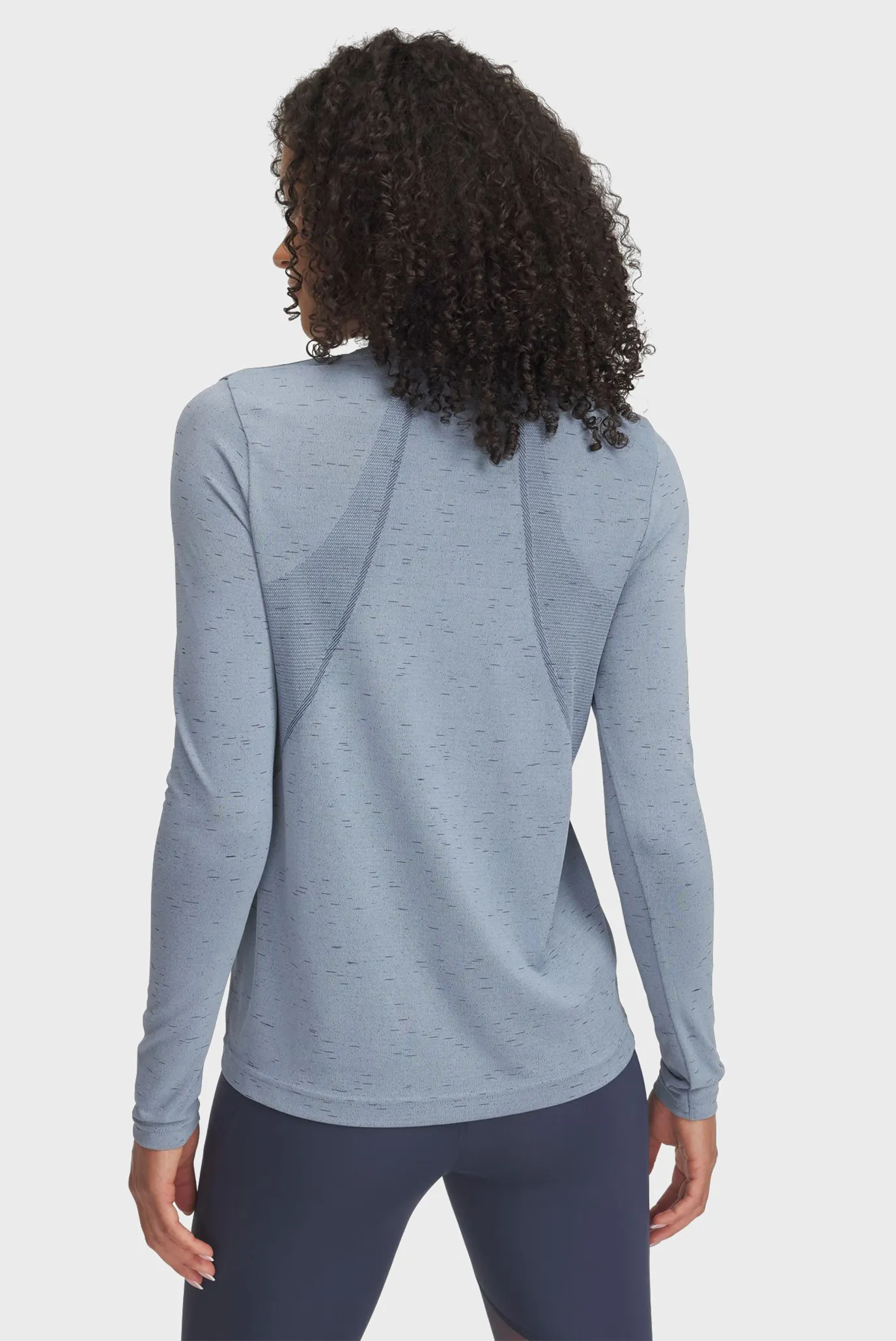 Жіночий блакитний лонгслів Vanish Seamless Loose LS 2