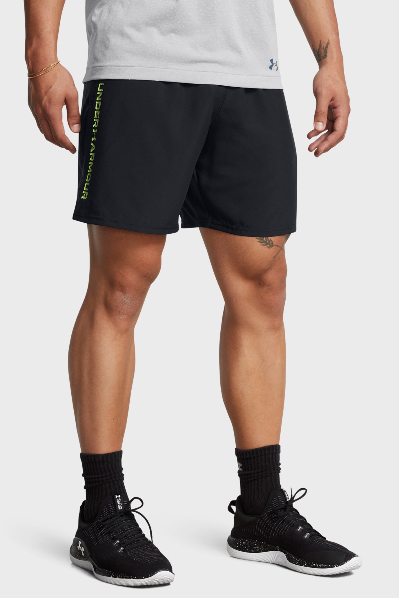 Чоловічі чорні шорти UA Woven Wdmk Shorts 1