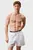 Мужские белые плавательные шорты MEDIUM DOUBLE WB
