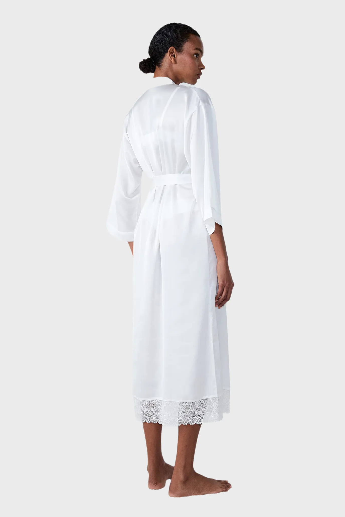 Женский белый пеньюар RENCONTRE 3