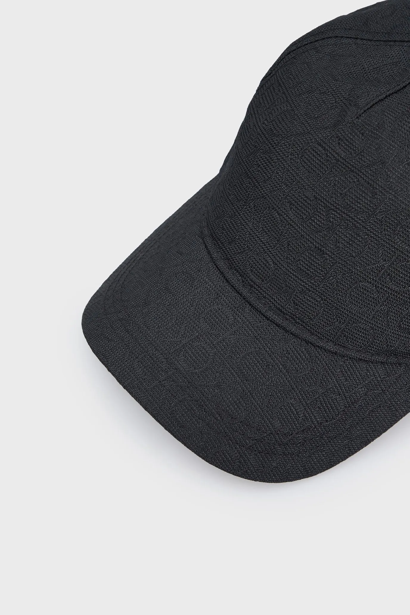 Жіноча чорна кепка з візерунком MONOGRAM JACQUARD CAP 4