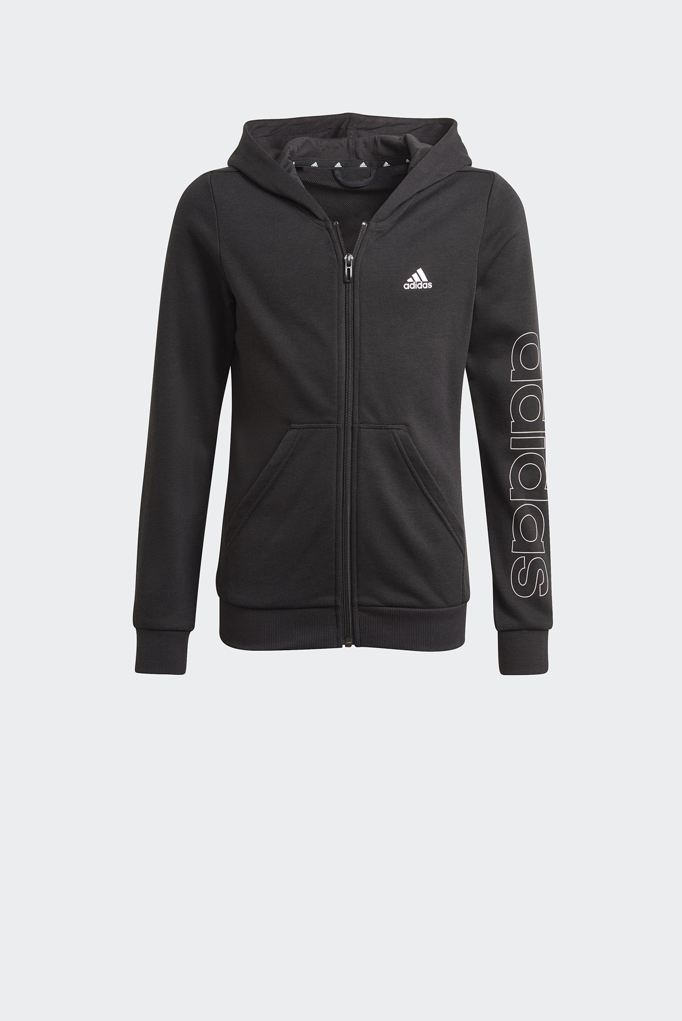 Детское черное худи adidas Essentials 1