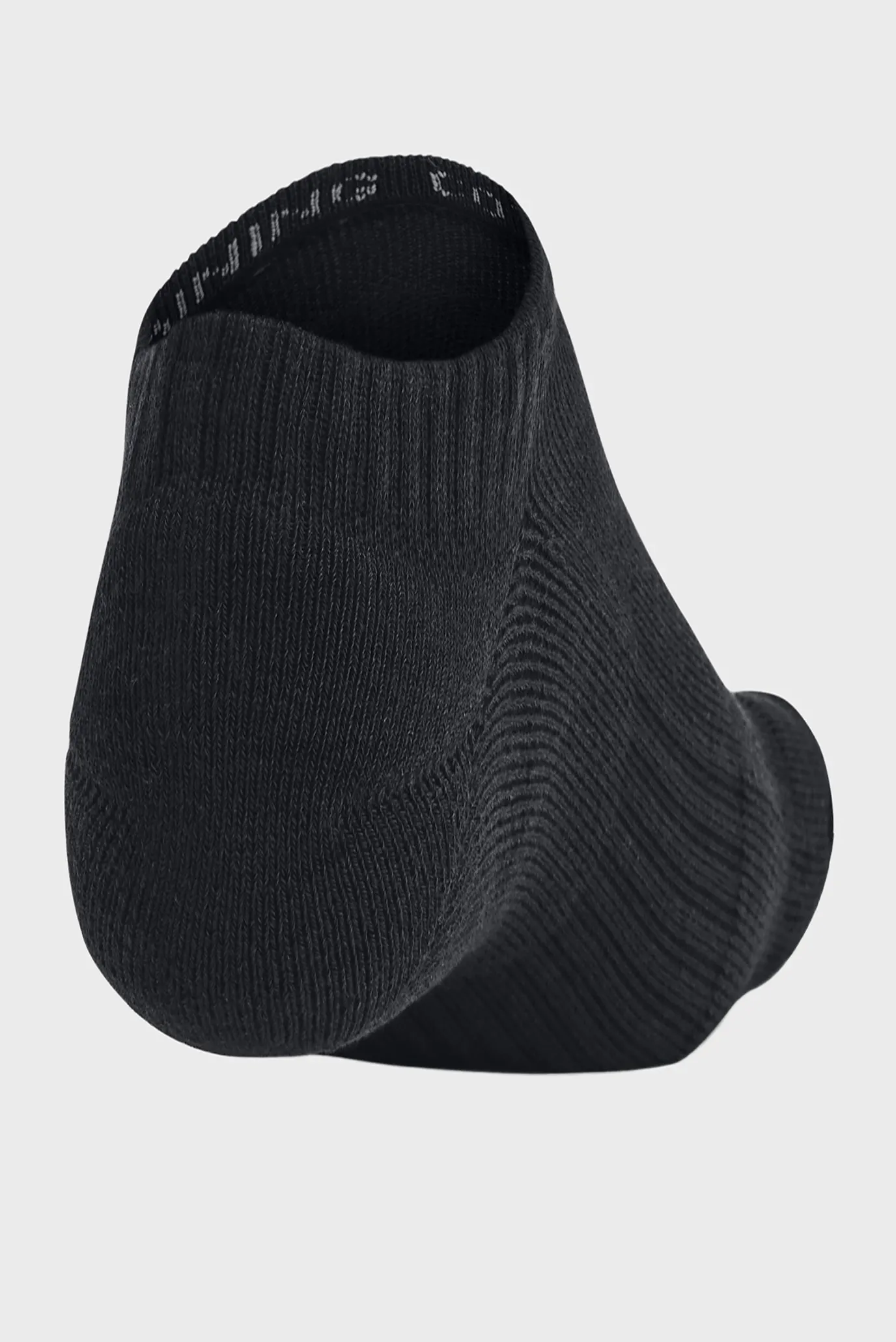 Черные носки (3 пары) Unisex UA TC 3pk No Show 4