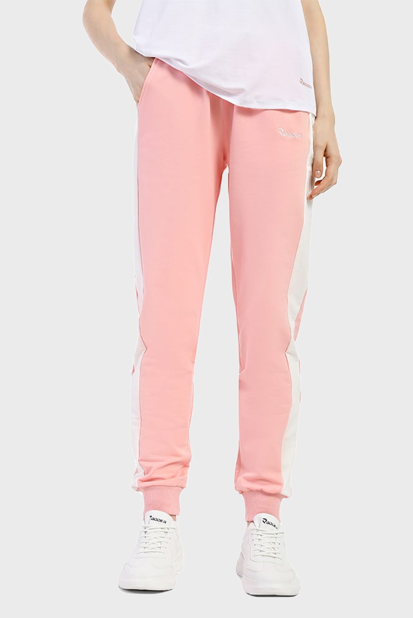 Жіночі рожеві спортивні штани Paola 1