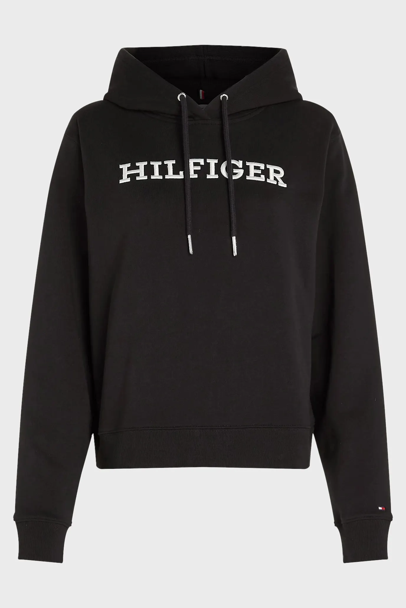 Жіноче чорне худі REG MONOTYPE EMB 5