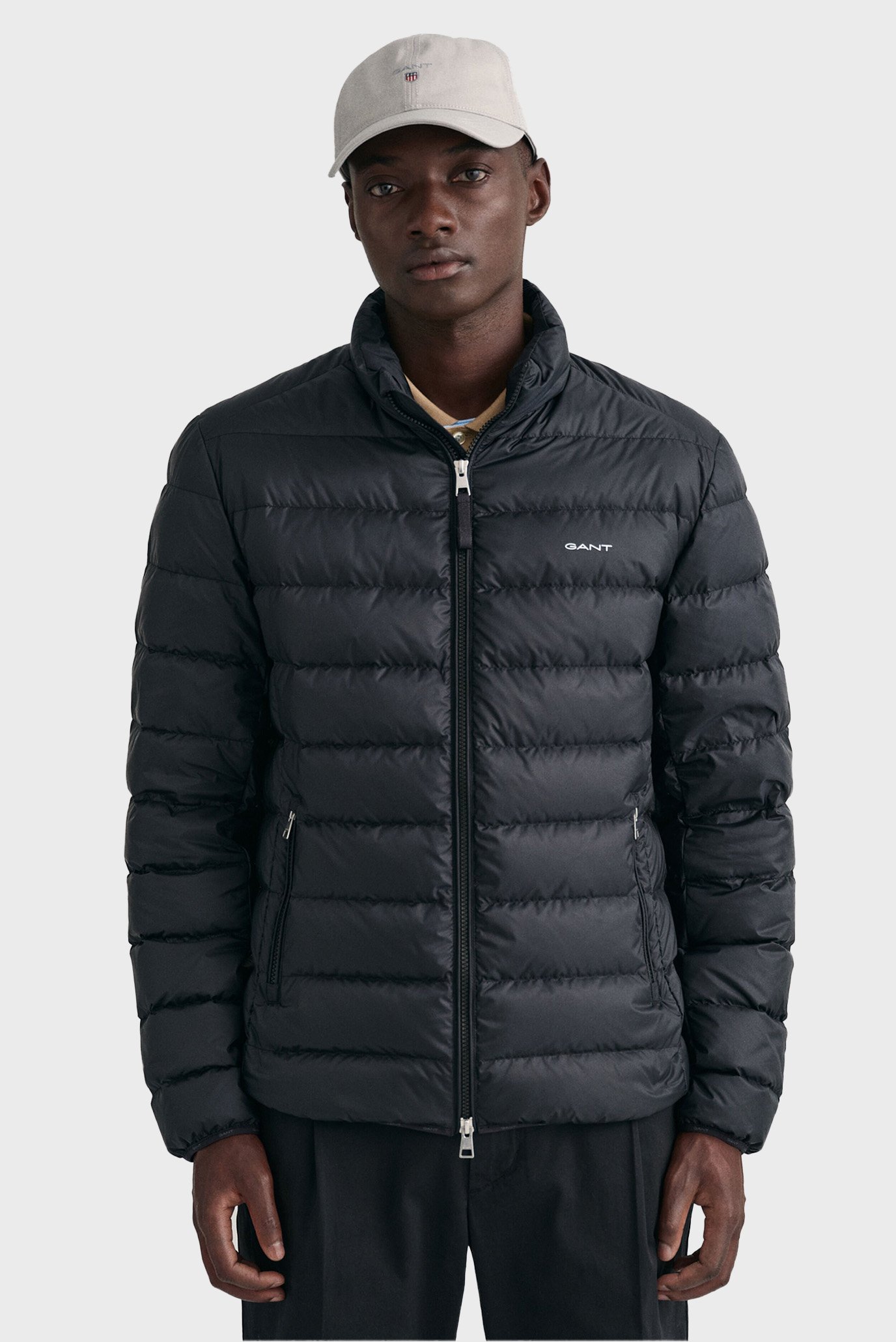 Чоловічий чорний пуховик LIGHT DOWN JACKET 1