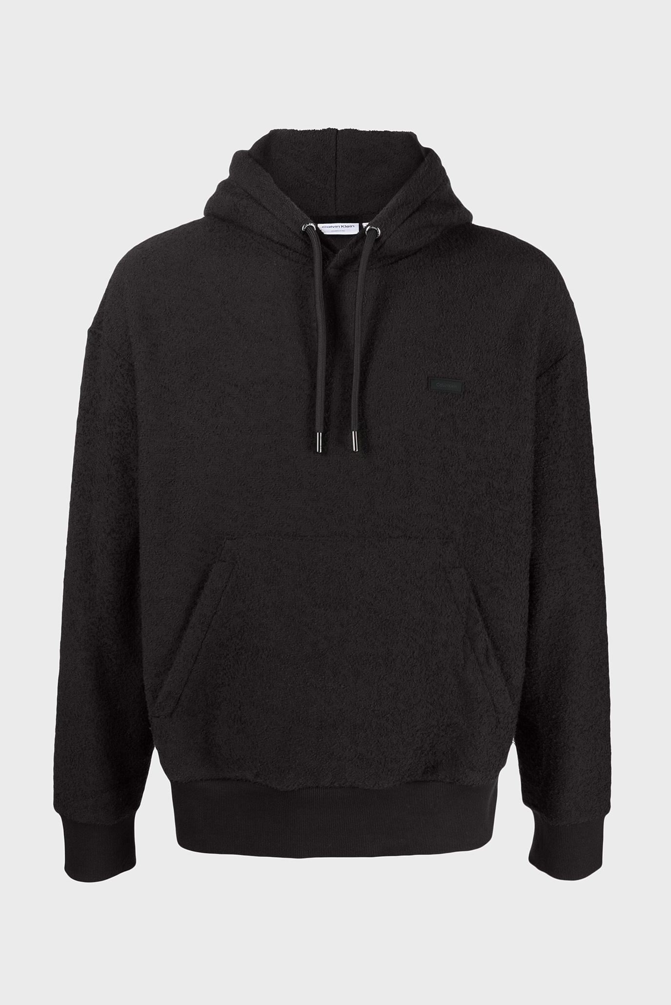 Мужское черное худи BOUCLE FLEECE HOODIE 1