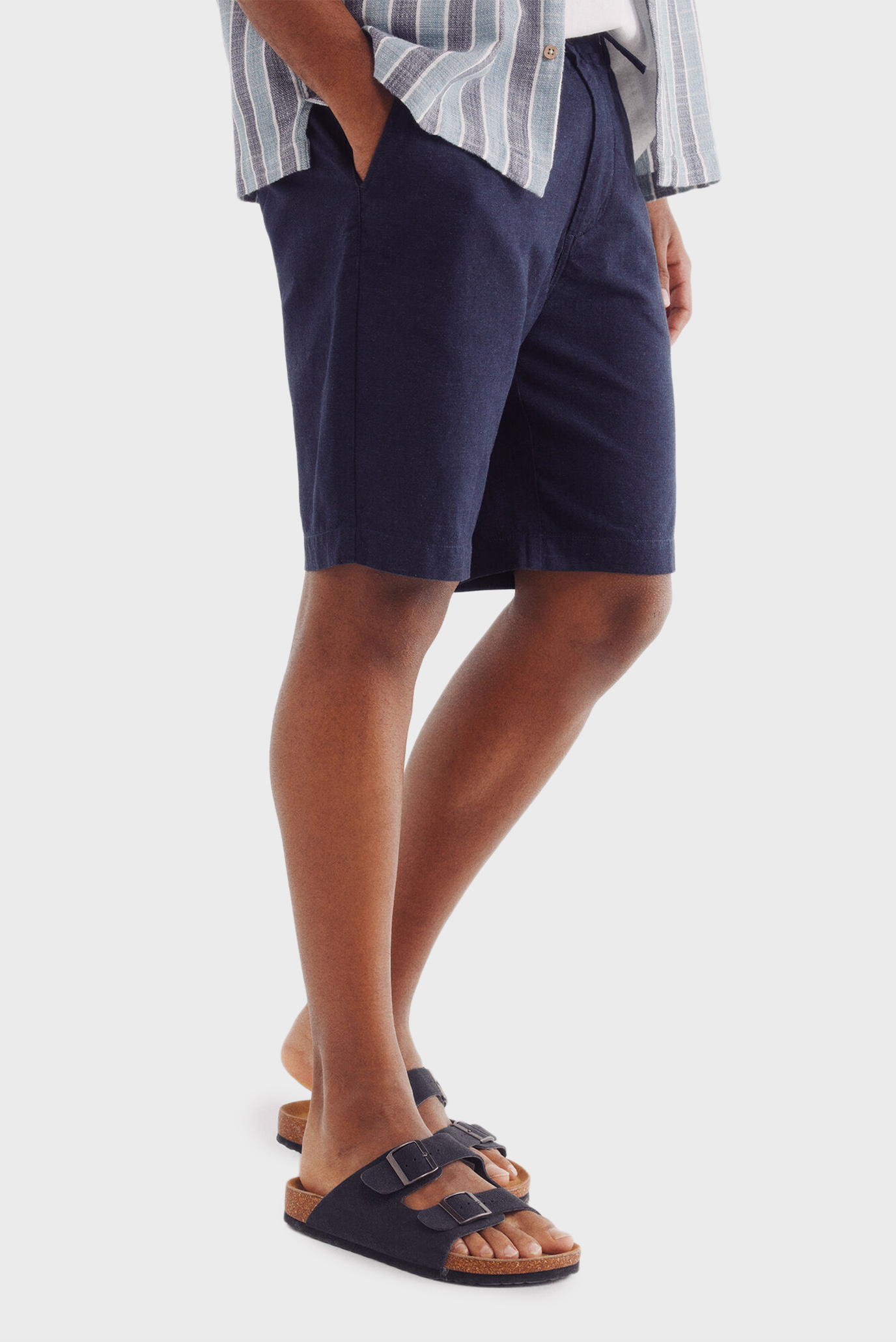 Мужские темно-синие шорты Slim fit Синий M SPRINGFIELD 439946 Мужские темно-синие шорты Slim fit Синий M SPRINGFIELD 439946