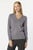 Женский серый пуловер