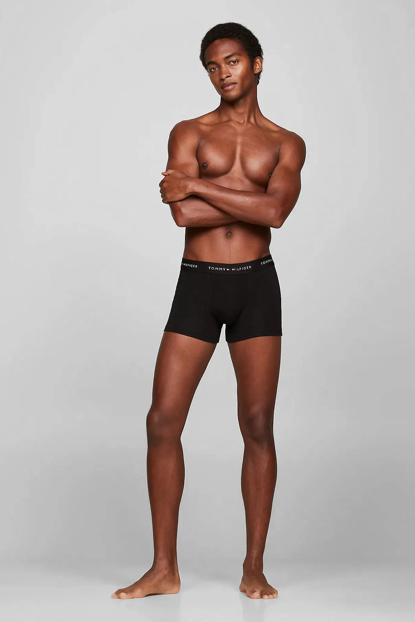 Мужские черные боксеры (3 шт) TRUNK 4