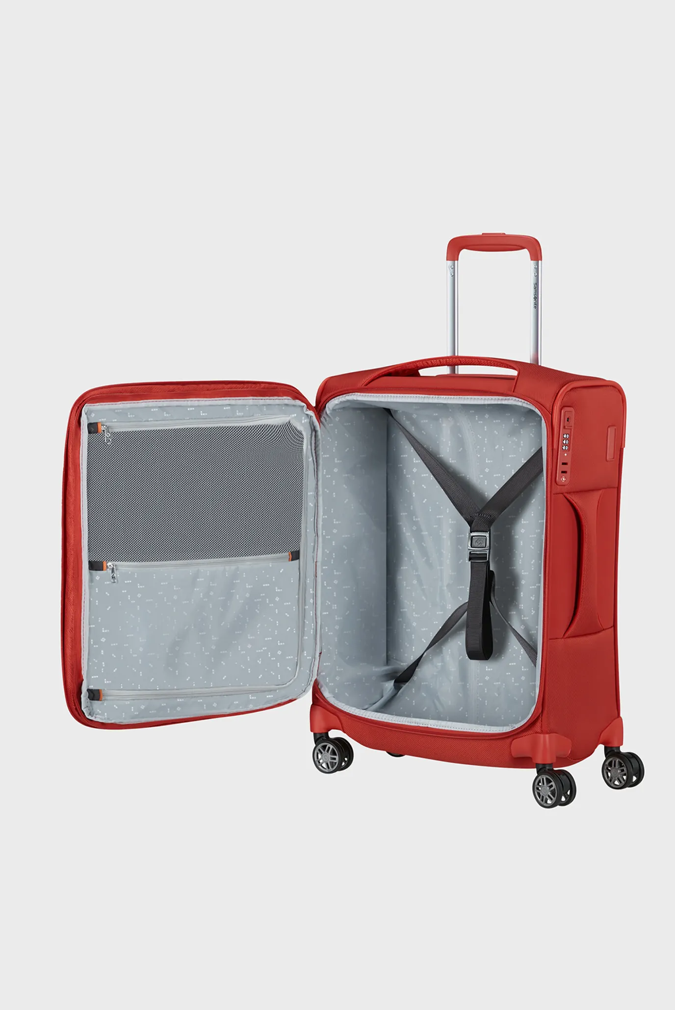 Червона валіза 55 см RE-LITE 5