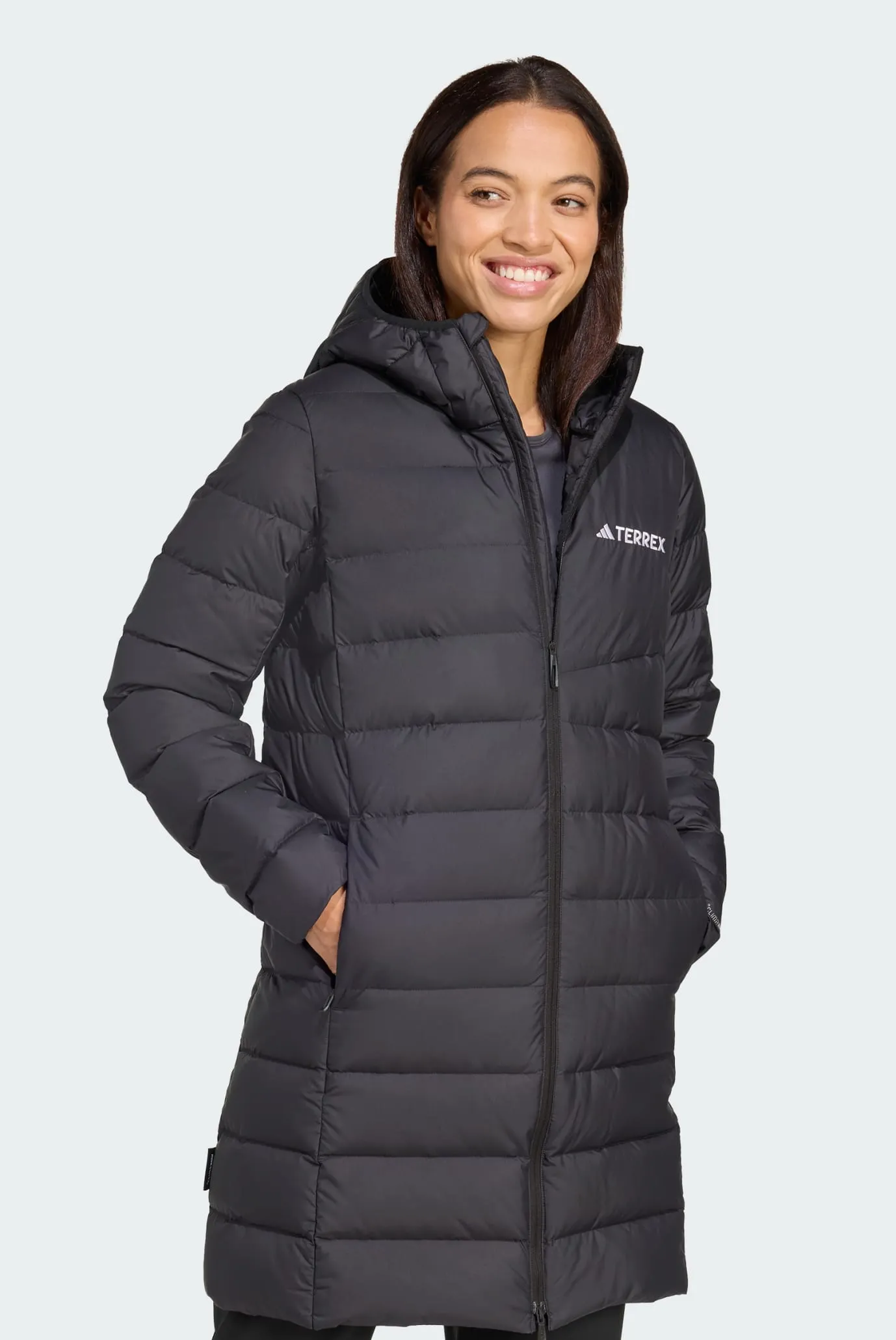 Жіночий чорний пуховик Terrex Multi Light Hooded 2.0 2