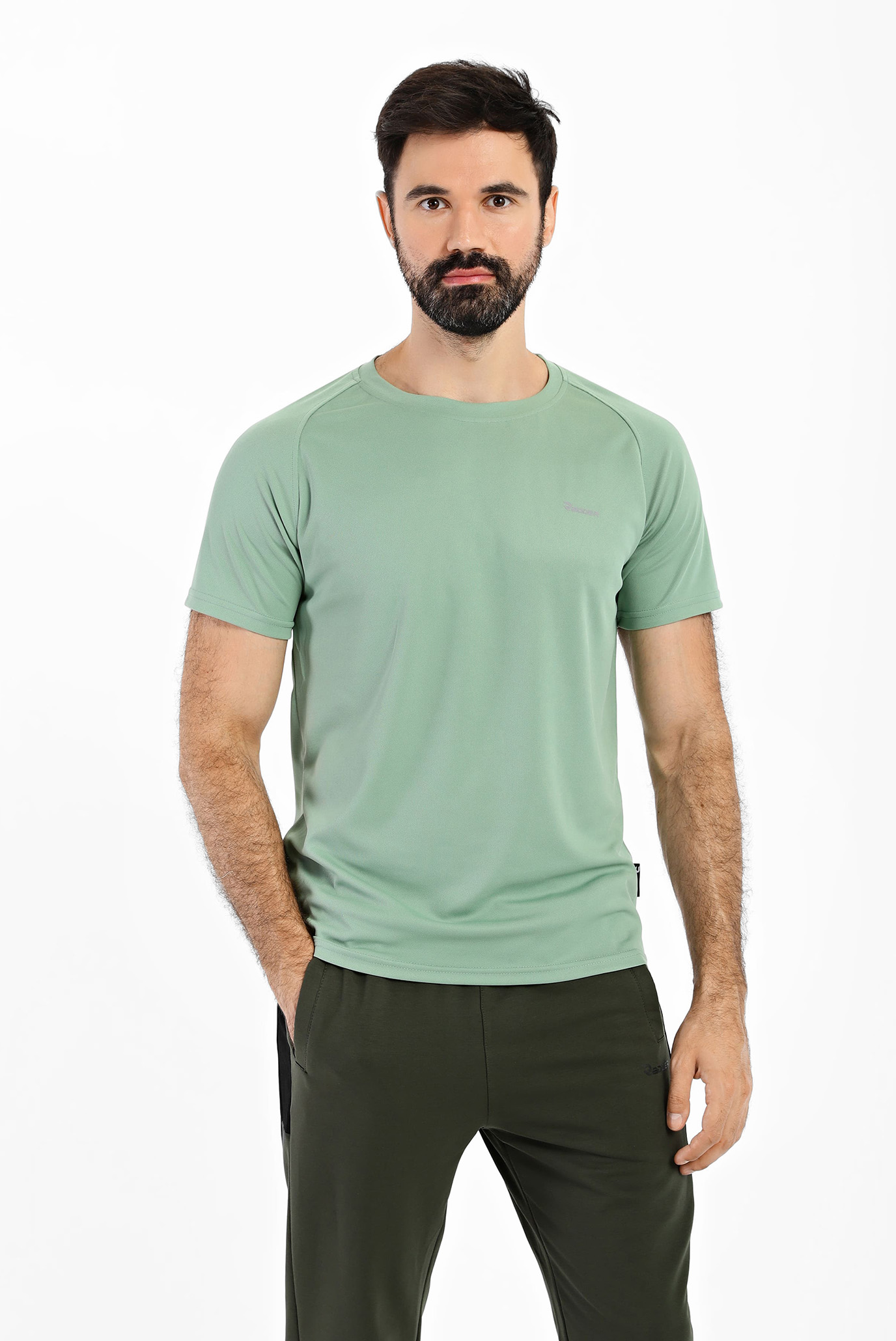 Мужская зеленая футболка 1