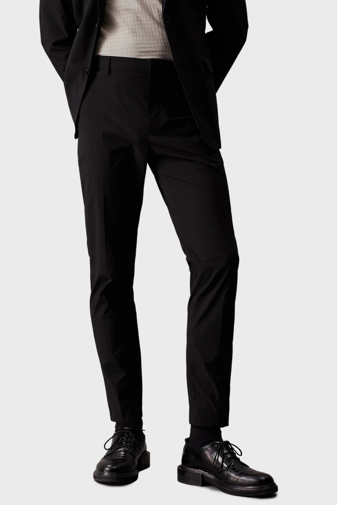 Чоловічі чорні брюки TECHNICAL COMFORT SLIM 1