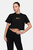 Женская черная футболка AULTBEA