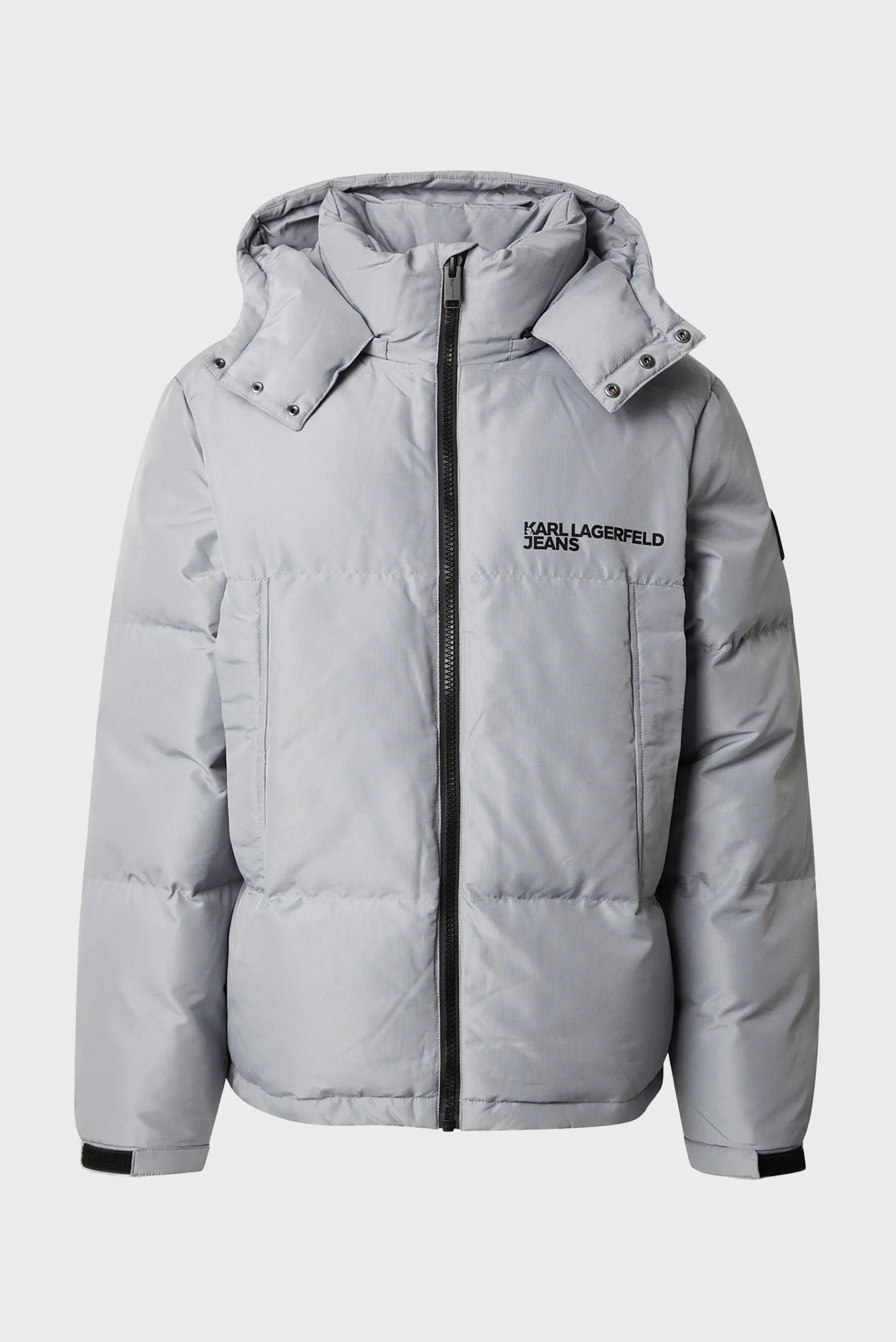 Чоловіча сіра куртка puffer 1