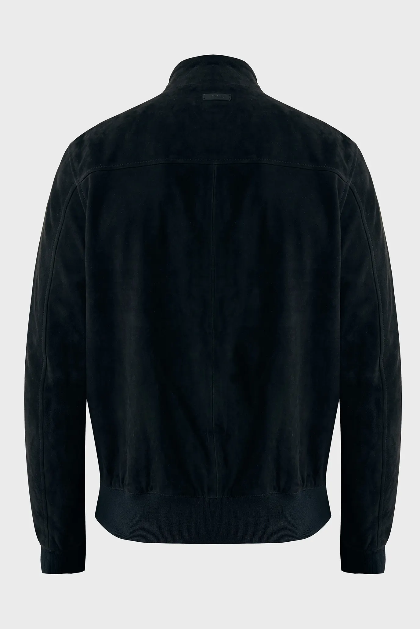 Чоловіча чорна замшева куртка 6