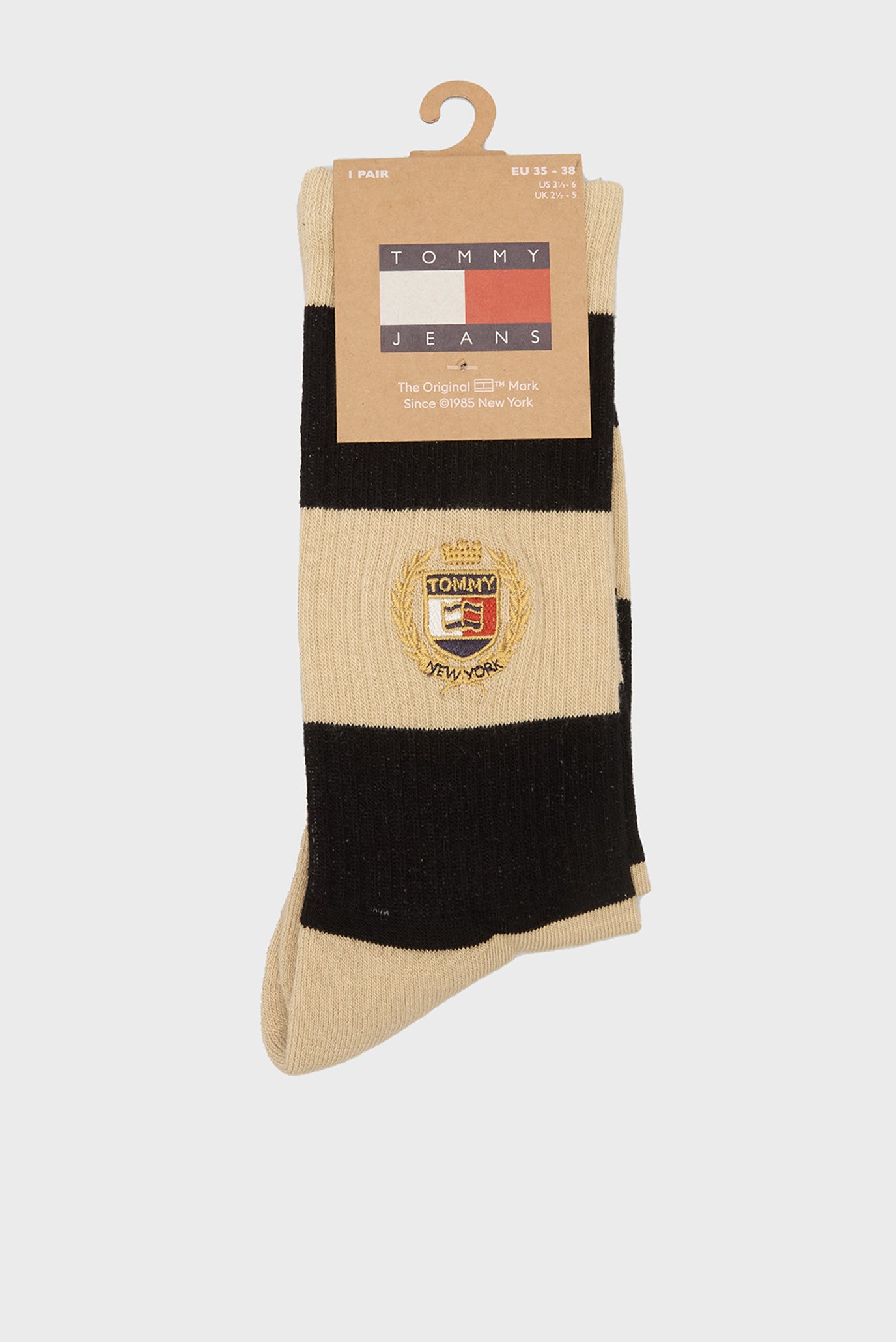 Носки в полоску TH UNI TJ SOCK  CREST EMBROIDERY 1