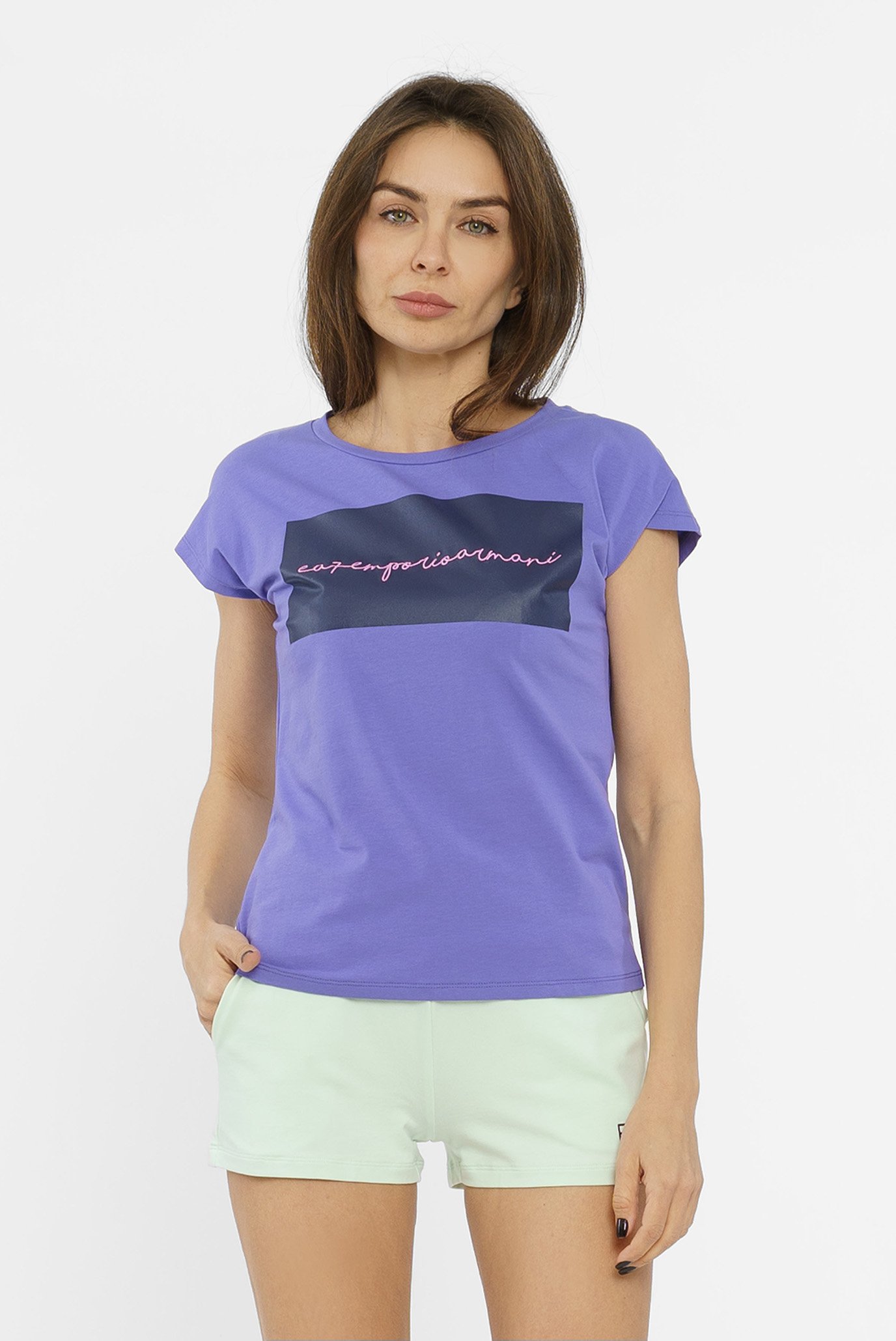 Жіноча фіолетова футболка 1