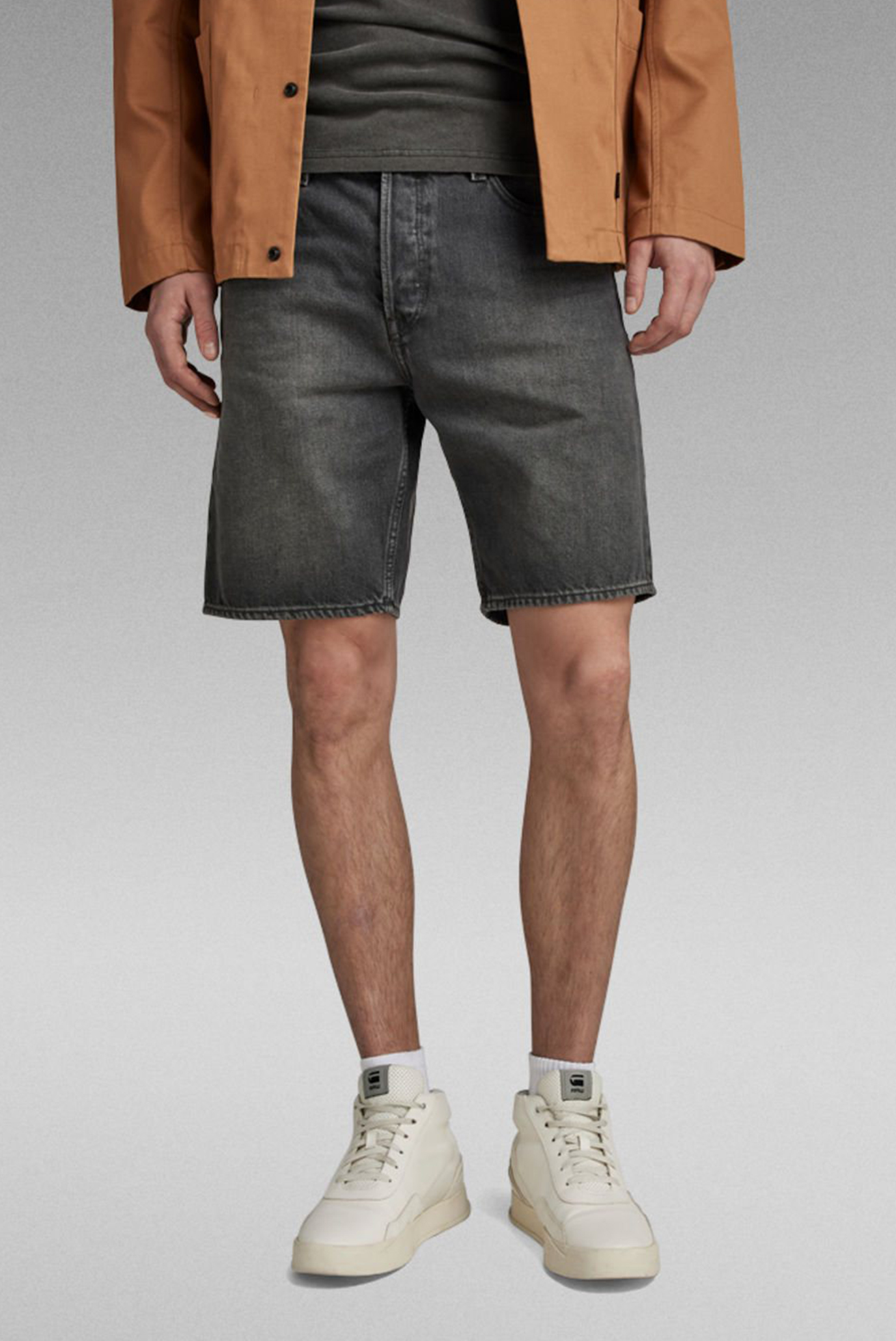 Чоловічі темно-сірі  джинсові шорти Triple A Short 1