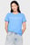 Женская голубая футболка REG CORP LOGO C-NK SS