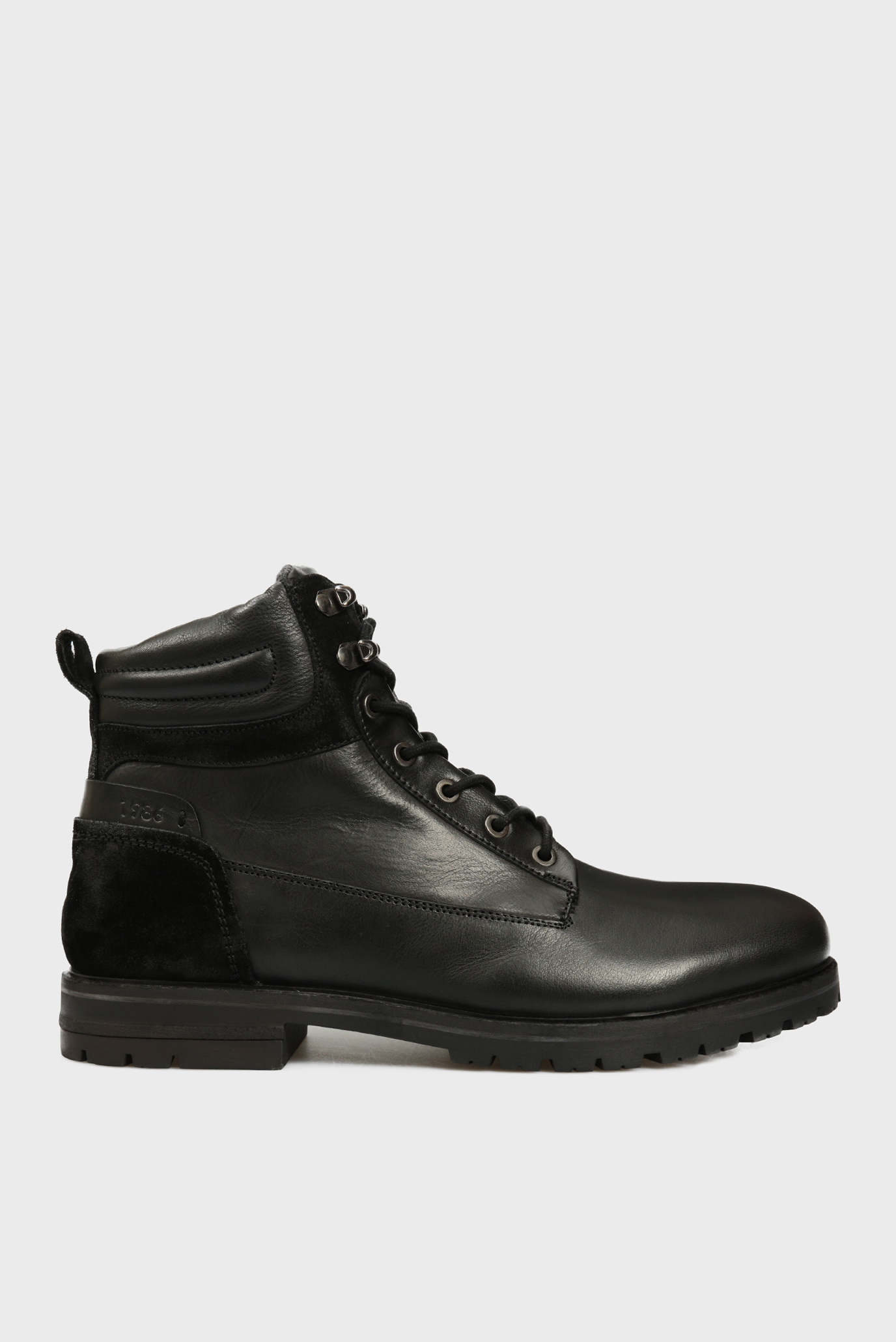 Мужские черные кожаные ботинки Franz 1