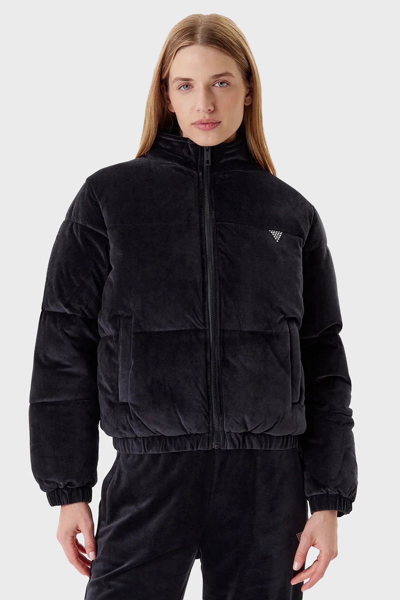 Женская черная куртка Черный L Guess V4BL03.K0232;JBLK Женская черная куртка Черный L Guess V4BL03.K0232;JBLK