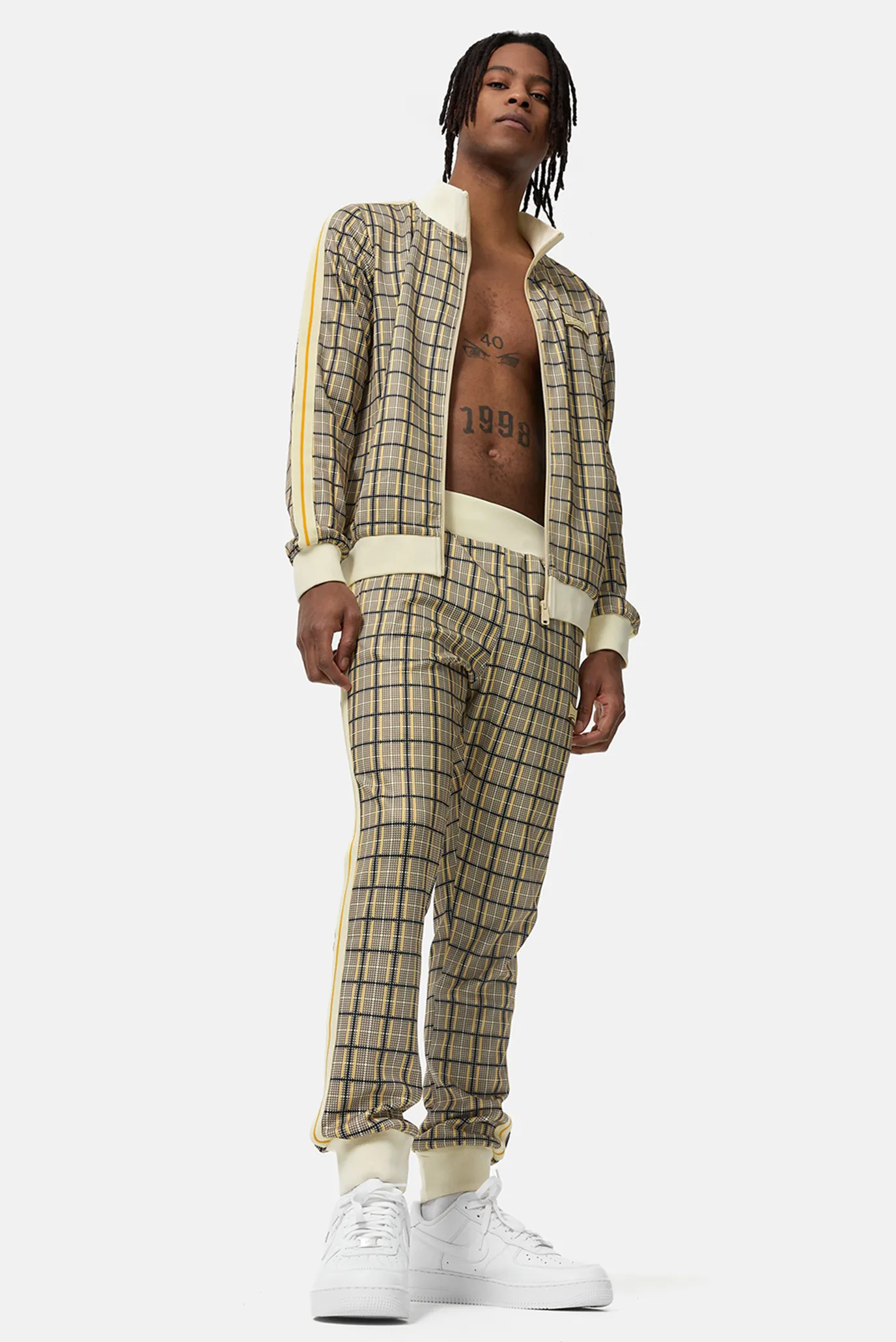 Чоловічий картатий спортивний костюм (кофта, штани) SEABROOK 2