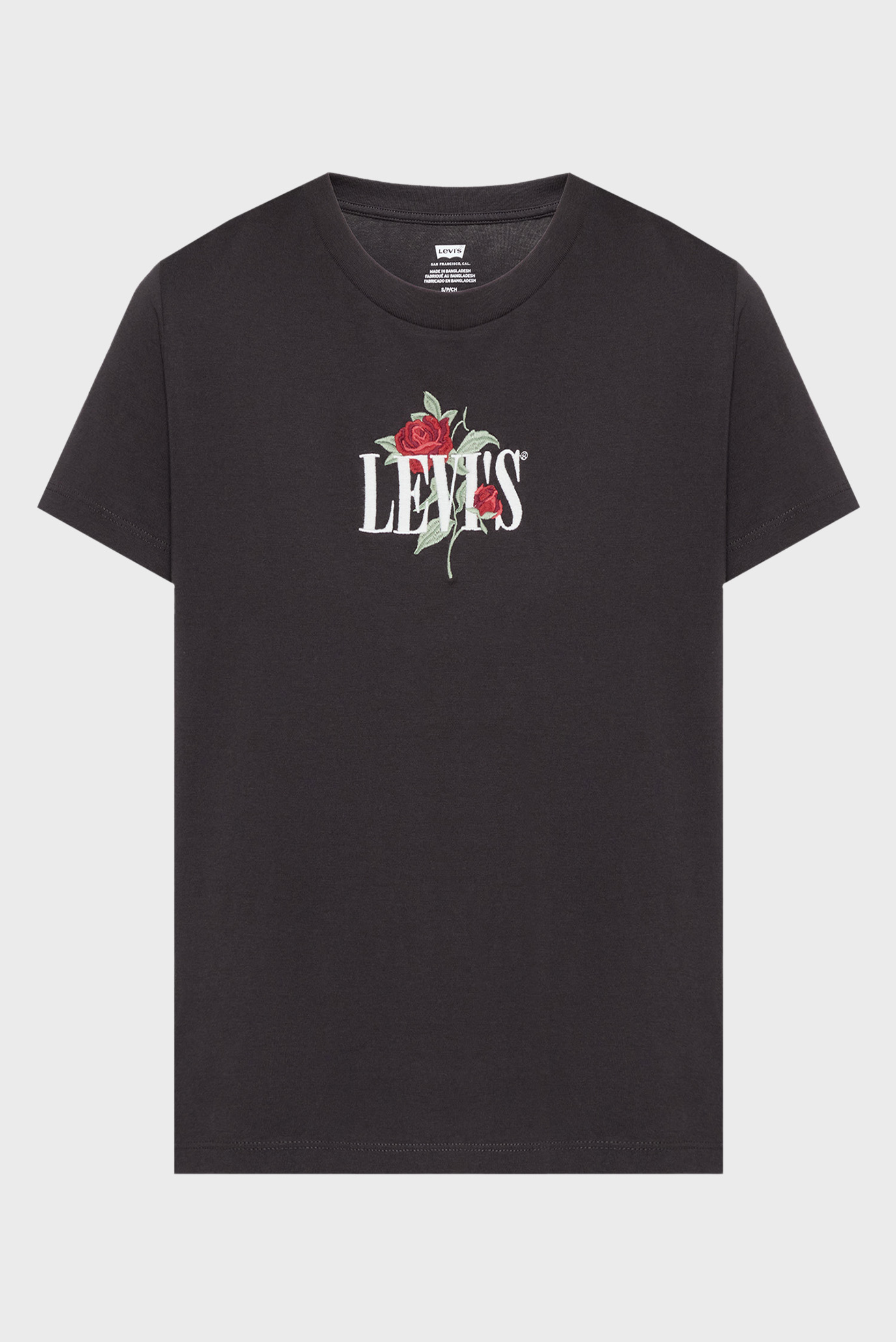 Женская темно-серая футболка Серый XS Levi’s® A8804;0066 Женская темно-серая футболка Серый XS Levi’s® A8804;0066