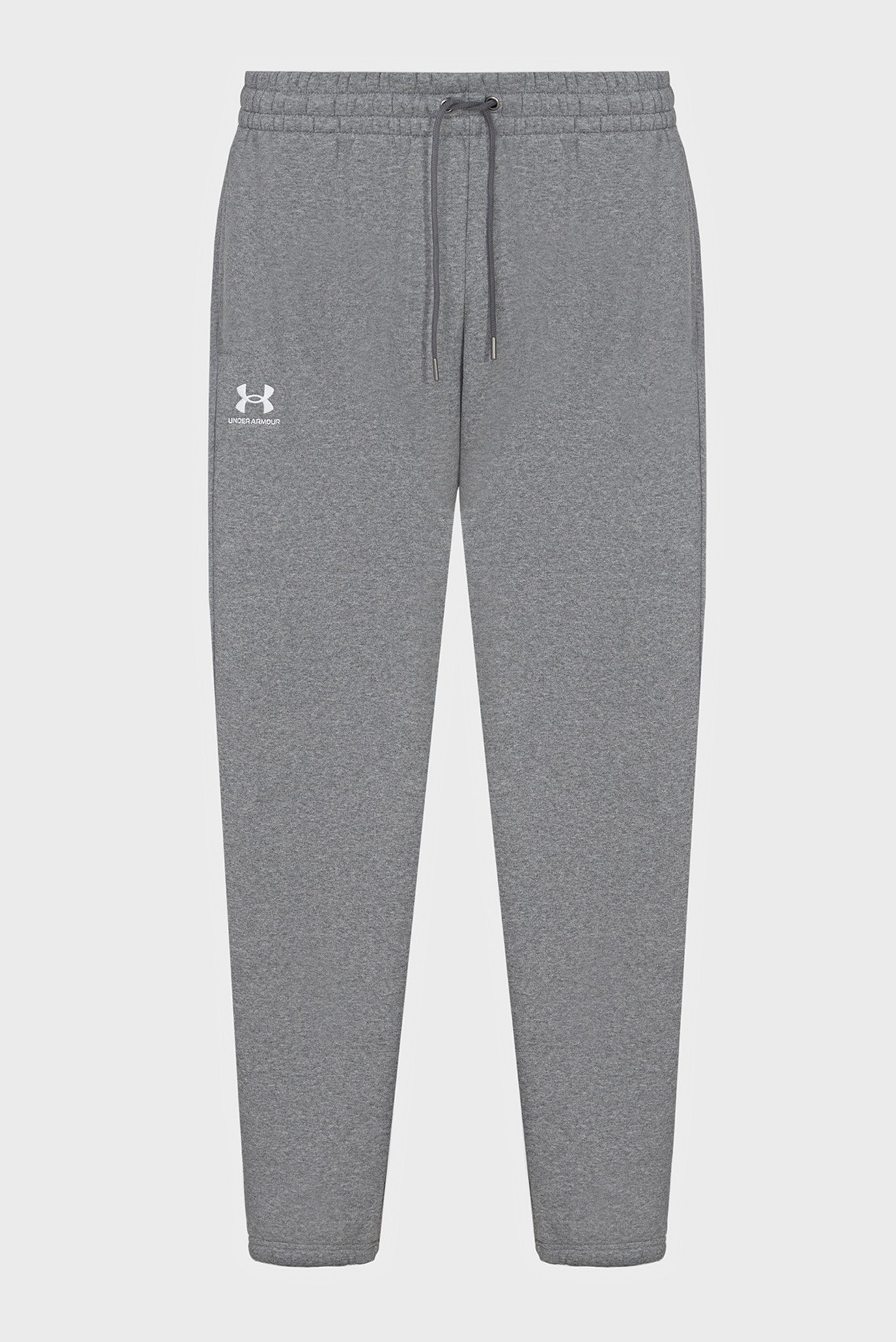 Мужские серые спортивные брюки UA Essential Flc Puddle 1
