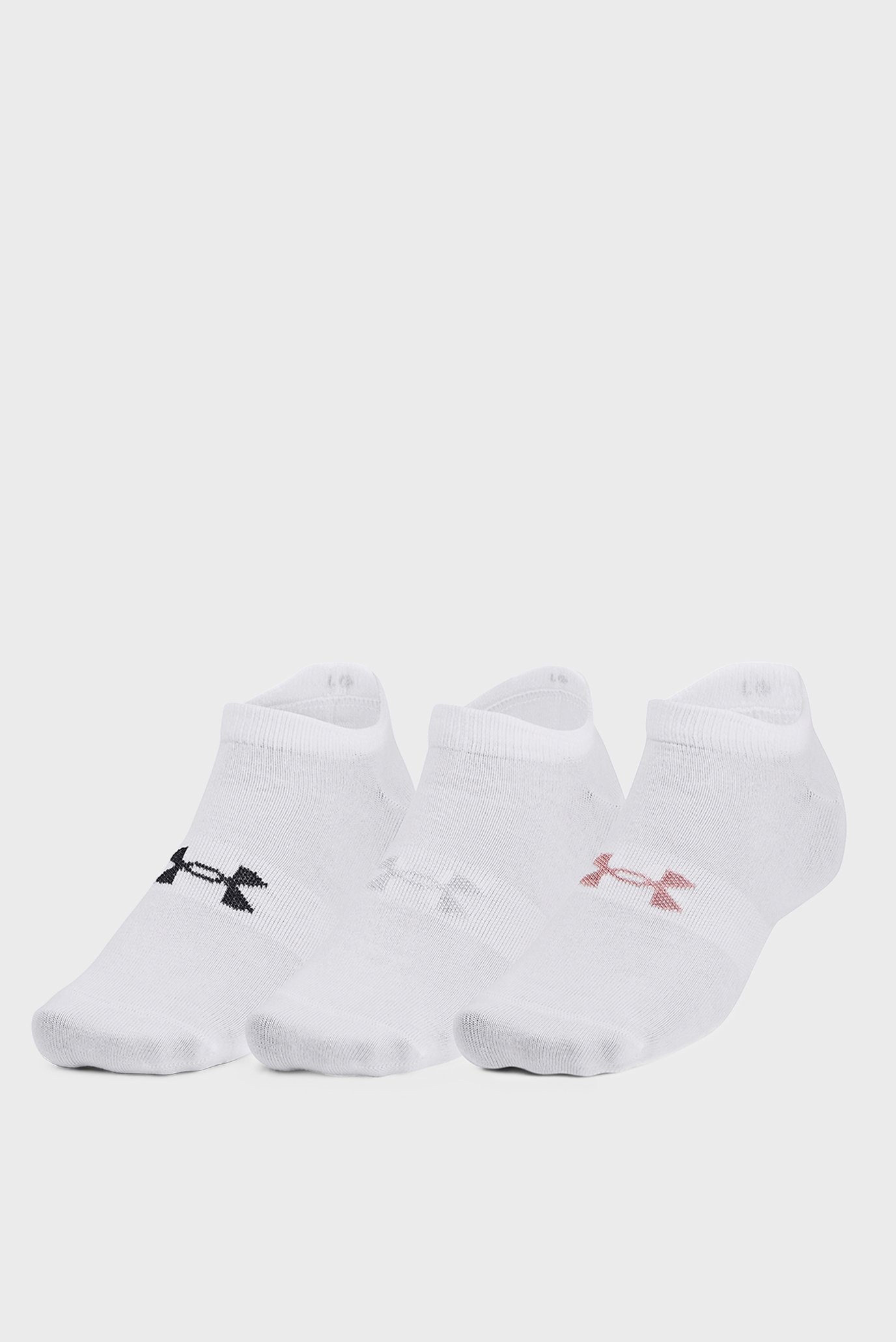 Білі шкарпетки (3 пари) UA Essential No Show 3pk 1