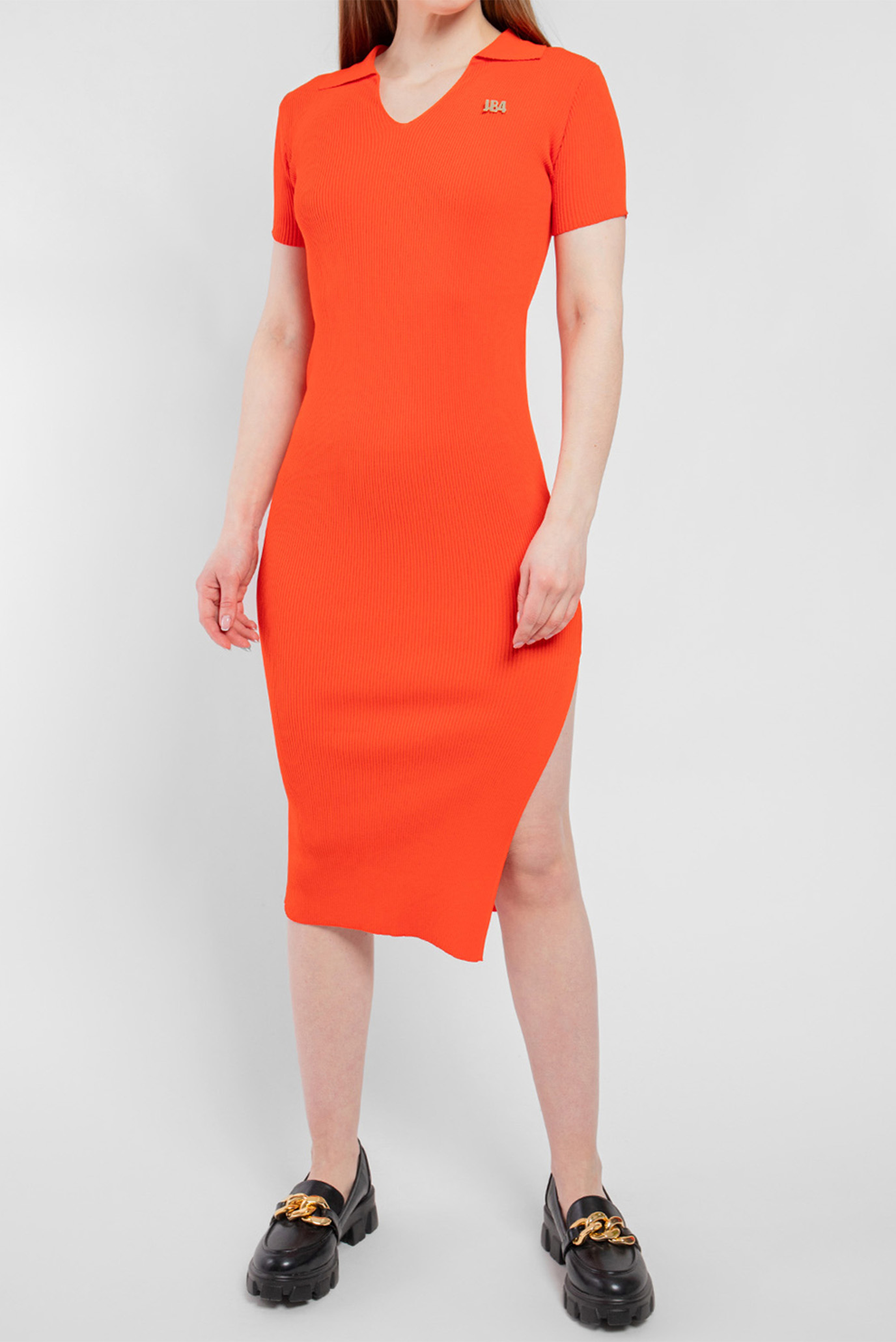 Жіноча помаранчева сукня 1