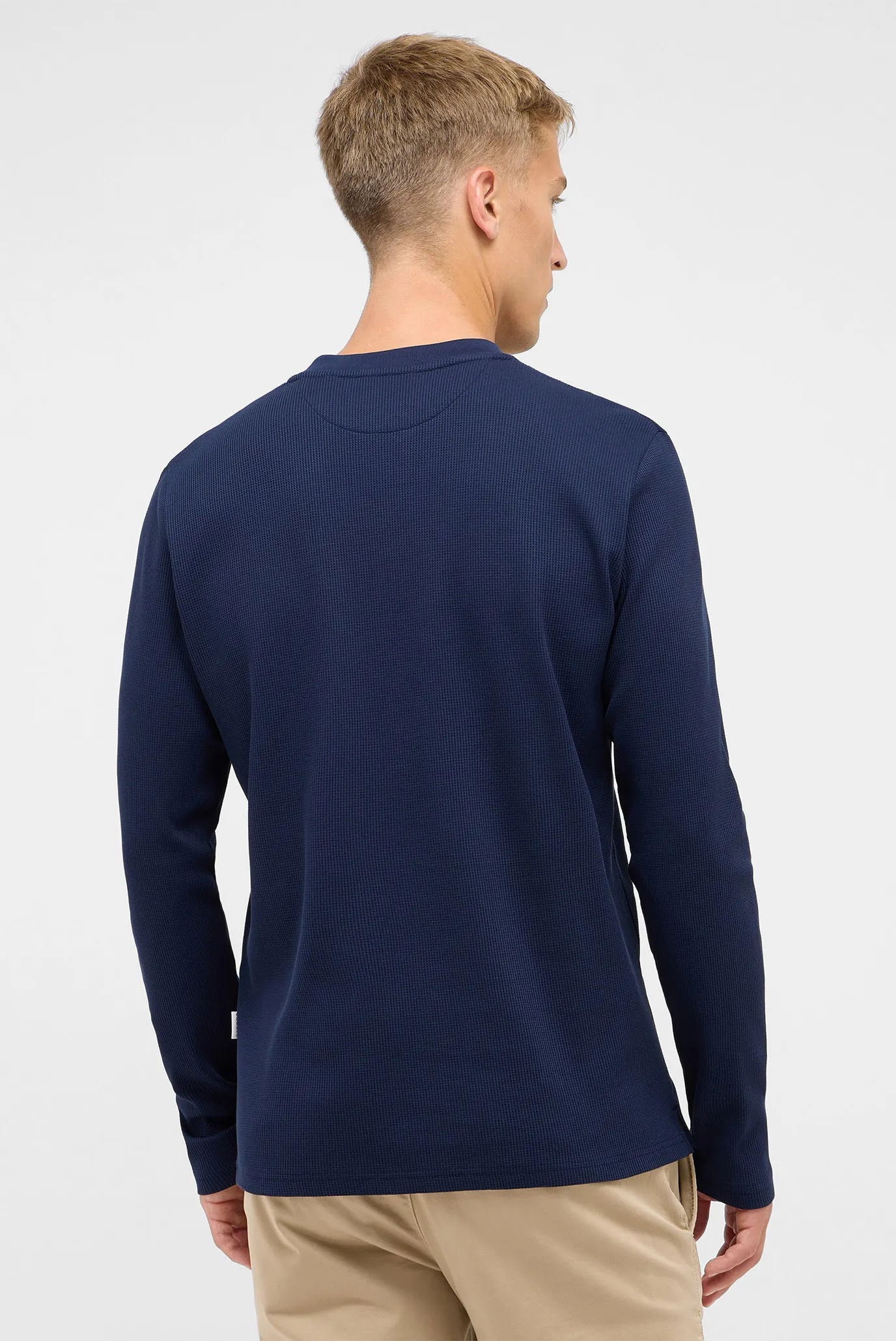 Чоловіче темно-синє поло 2