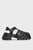 Жіночі чорні шкіряні сандалі TJW FISHERMAN SANDAL