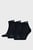 Черные носки (3 пары) Unisex Cushioned Quarter Socks