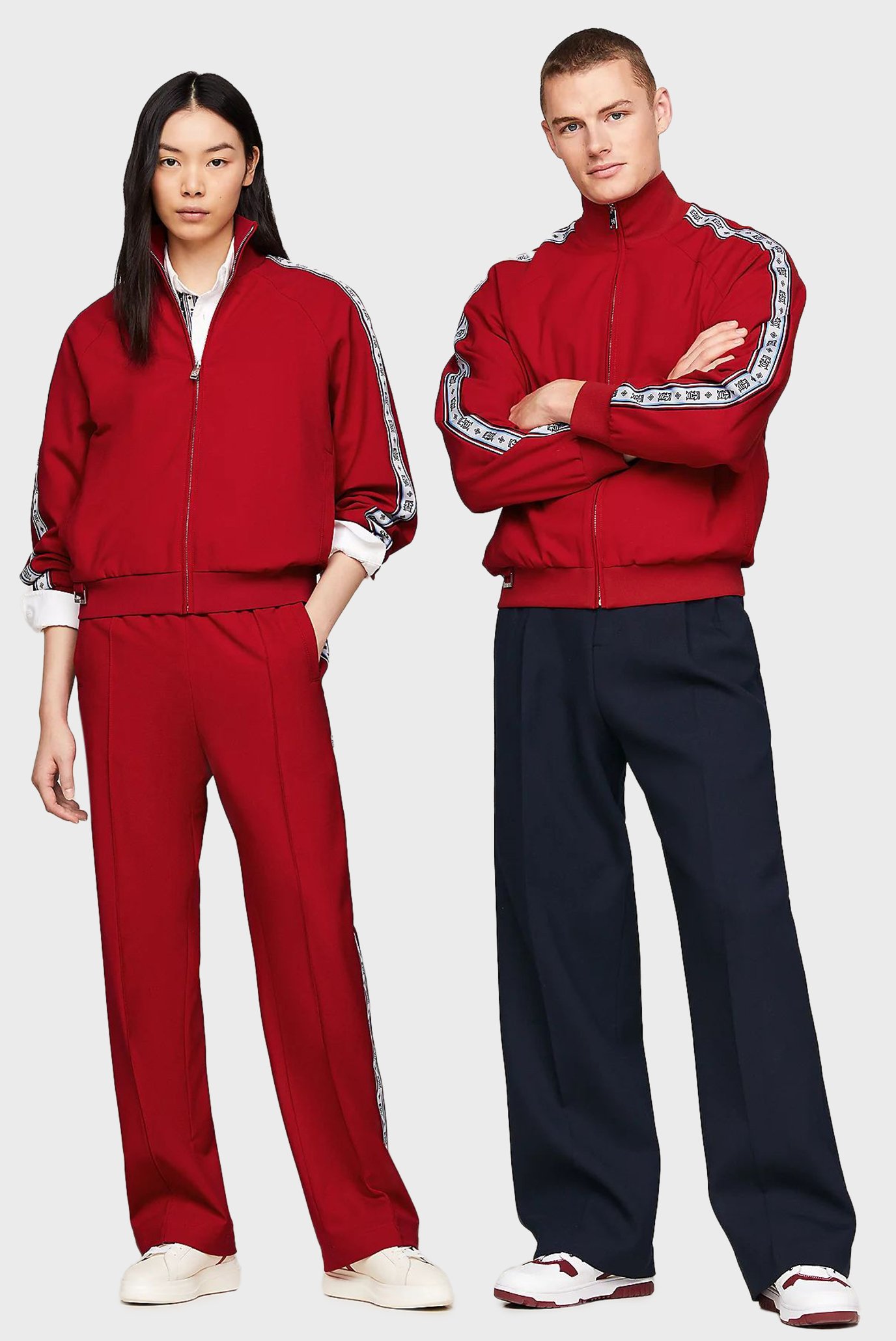 Красная куртка TH X CLOT TRACKSUIT TOP (унисекс) 1