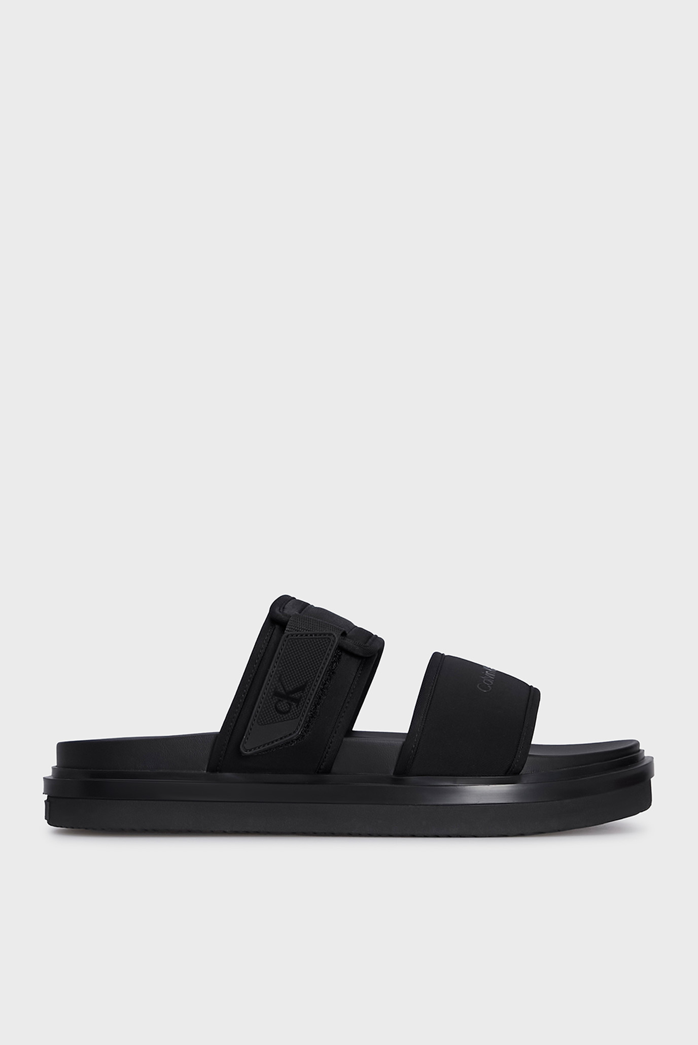 Чоловічі чорні слайдери DOUBLE BAR SANDAL 1