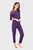 Жіночий фіолетовий комплект одягу (джемпер, брюки)