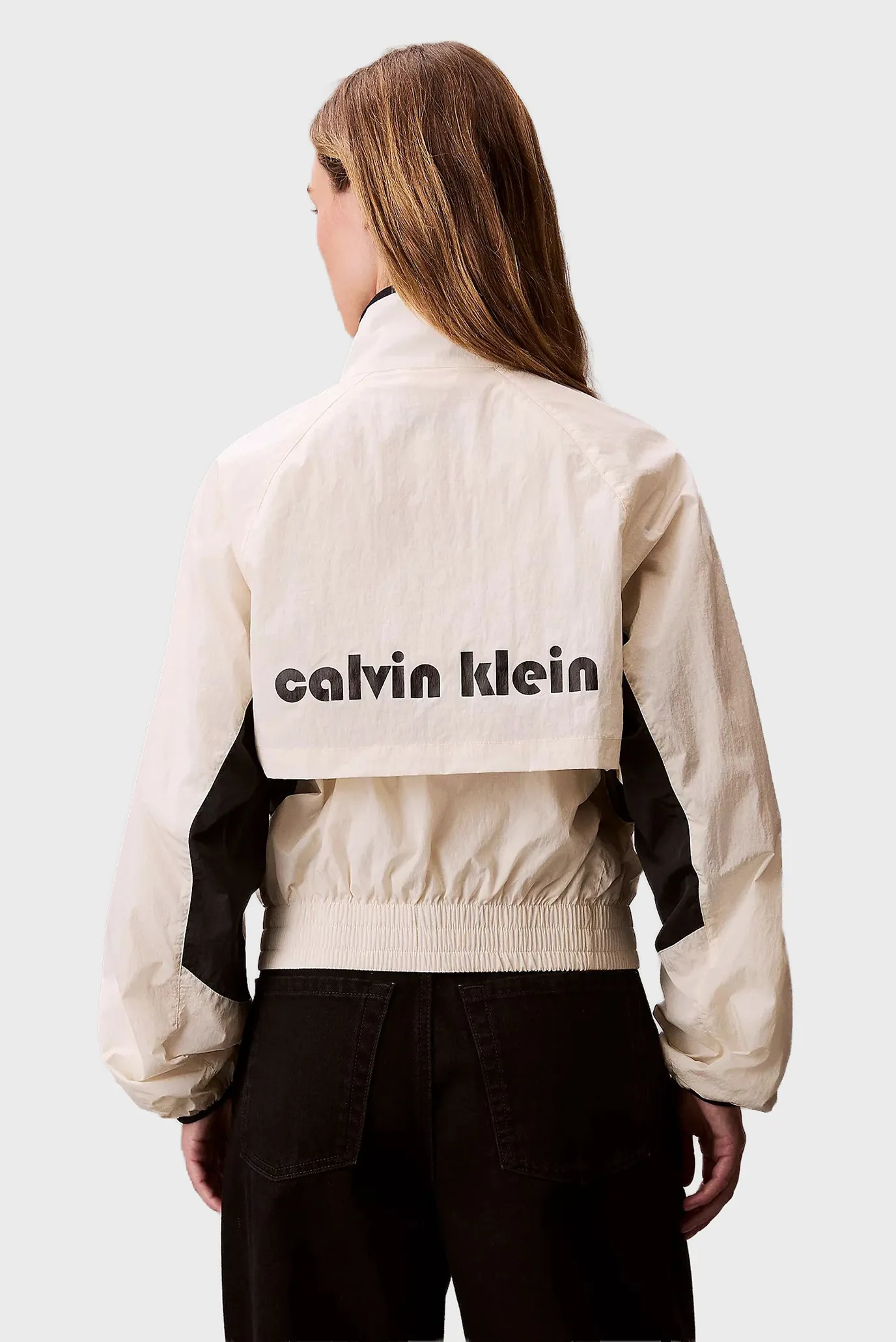 Жіноча біла вітровка RETRO TRACK JACKET 3