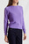 Женский фиолетовый шерстяной джемпер
