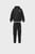 Детский черный спортивный костюм (худи, брюки) LSTEPPIU DI OVER-SET