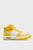 Мужские желтые кожаные хайтопы AIR FORCE 1 Nike x Off-White