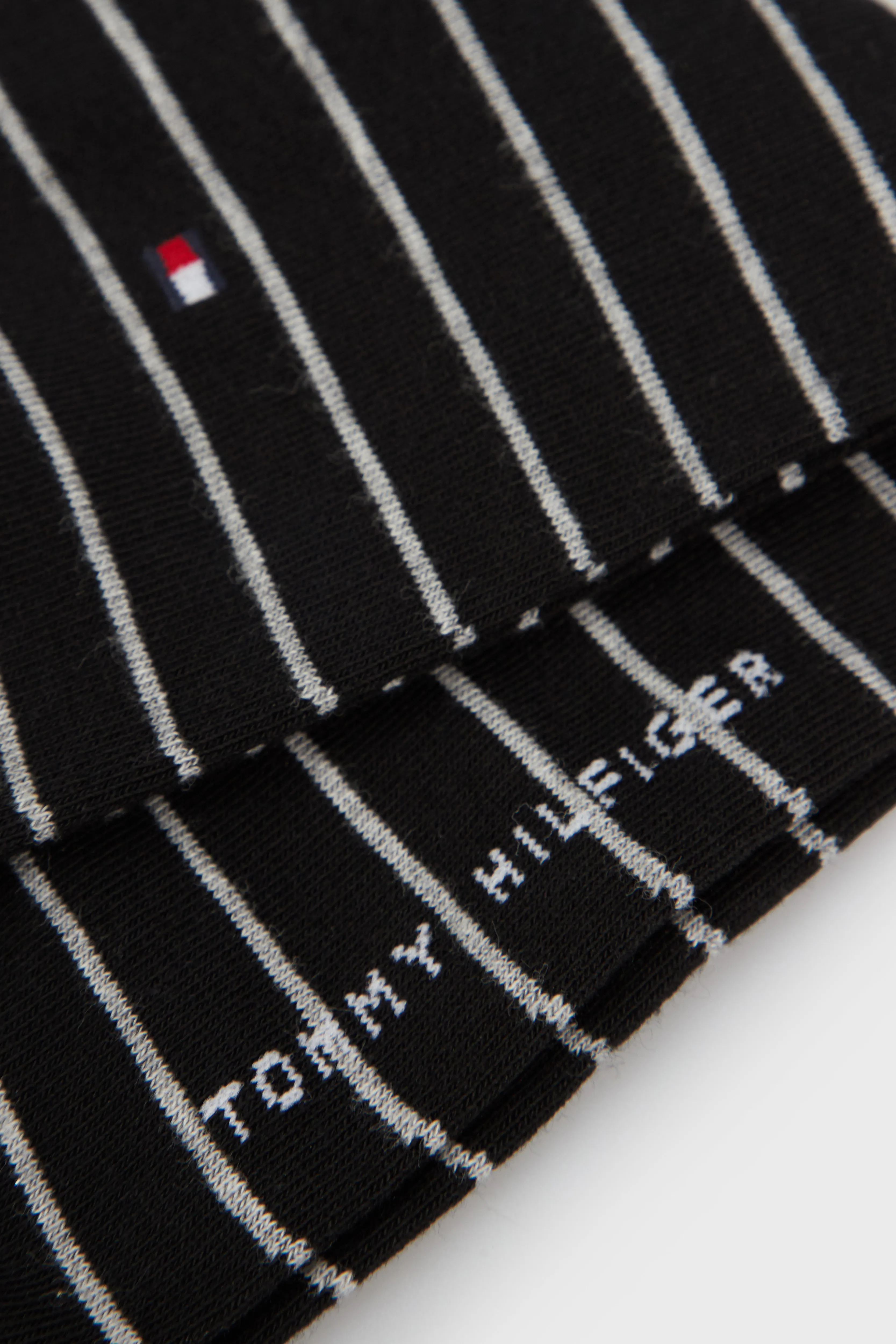 Жіночі чорні шкарпетки (2 пари) TH WOMEN SOCK  SMALL STRIPE 2