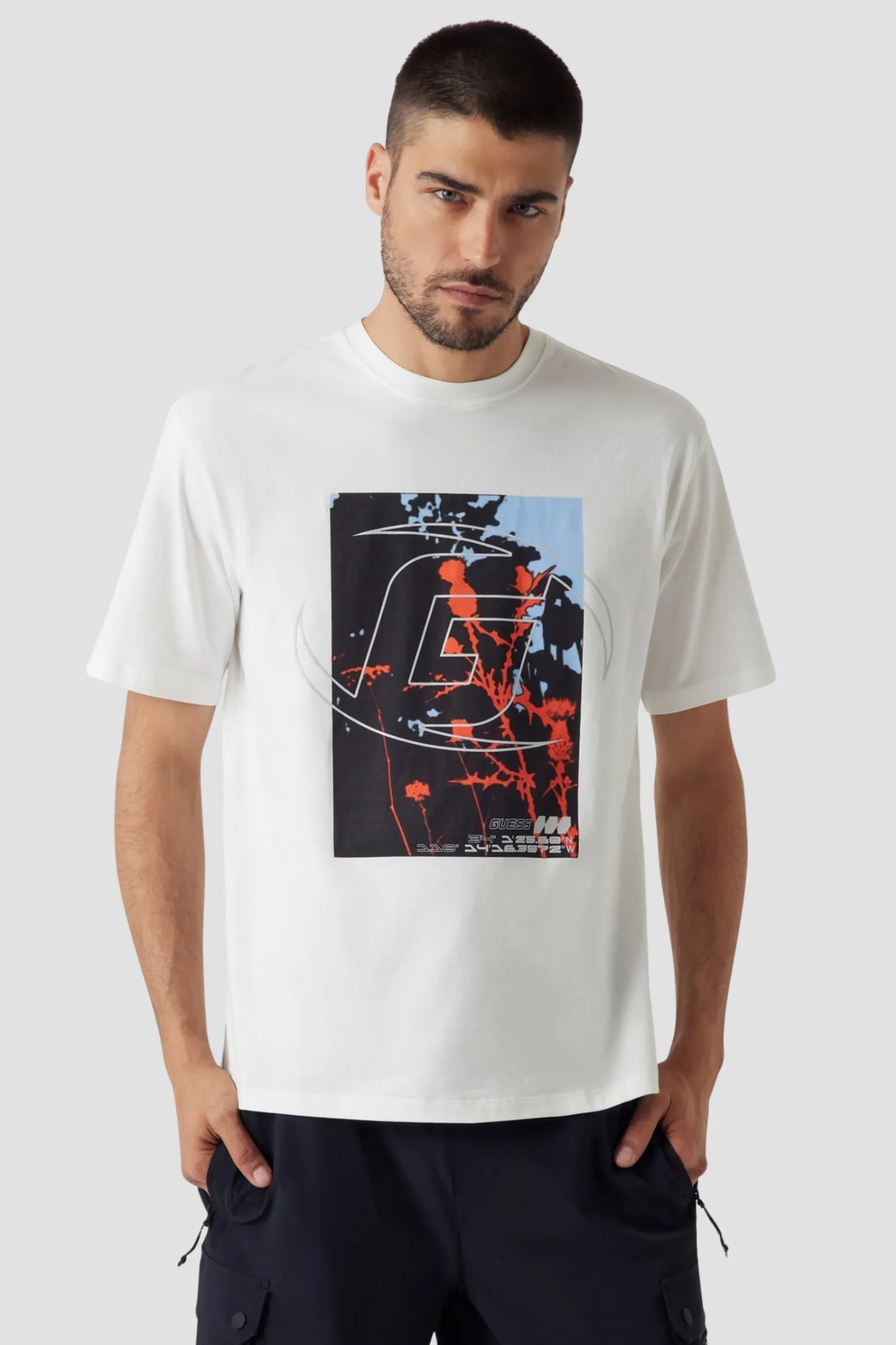 Чоловіча біла футболка 1