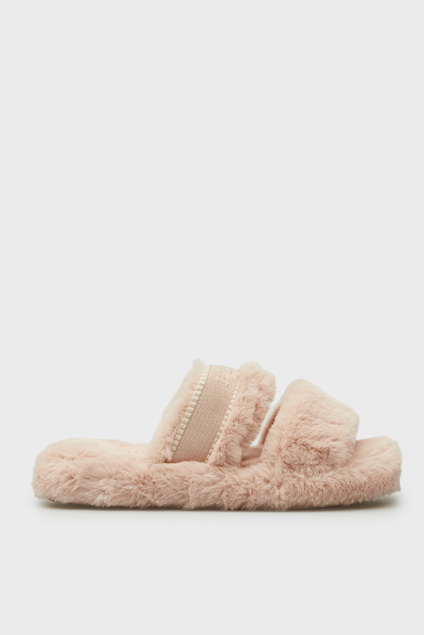 Женские розовые тапочки HILFIGER FUR BASICS SLIPPER 1